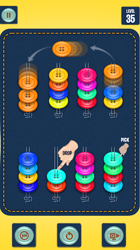 Screenshot Buttons Sort Woody Puzzle Game