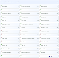 Tea Spoon Restro & Cafe menu 2