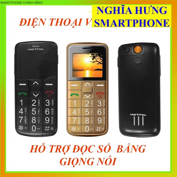 Điện Thoại Di Động Người Già Cao Tuổi Viettel V6216, Xphone(Máy Cũ) , 2 Sim, Pin Trâu, Loa To, Sóng Khỏe, Đọc Số Bàn Phím