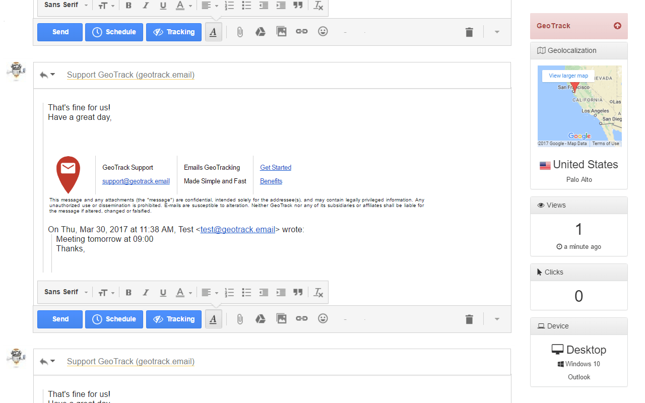 Geotrack Email Tracking with Geolocation Preview image 4