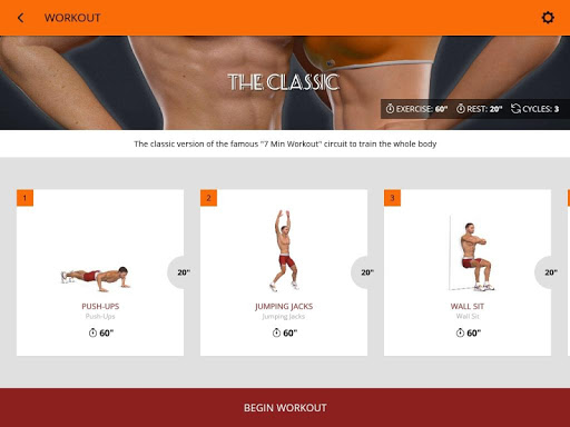 7 Minute Workout app