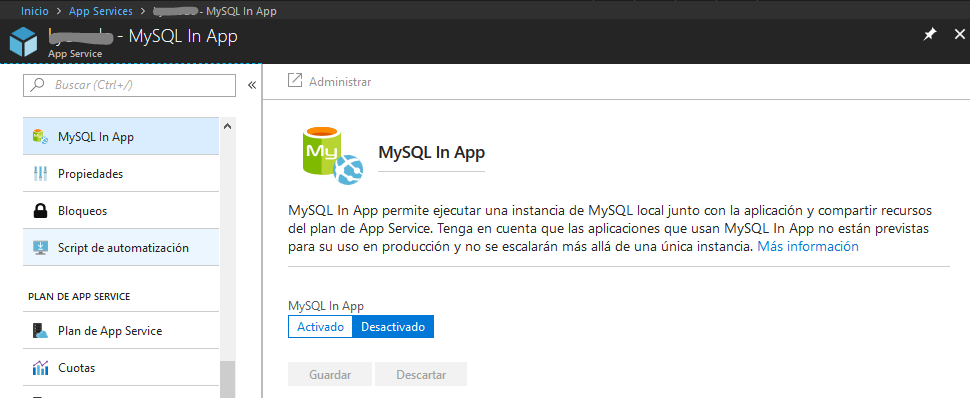 MySql In APP