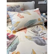 Vỏ Gối Nằm Cotton 3D Kích Thước 45X65Cm (1 Chiếc) Mẫu Mới 2022, Áo Gối Nằm Mềm Mịn Có Khóa, Nhiều Họa Tiết Dễ Thương.