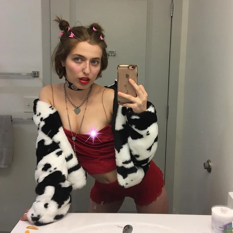 Vache à fourrure chaude courte