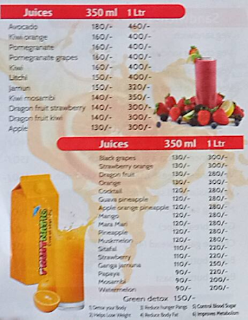 Gj-Fruitnatic menu 