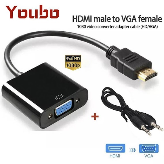 Cáp Chuyển Đổi Hdmi Sang Vga 1080P Tiện Dụng