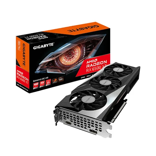 Card màn hình/ VGA Gigabyte Radeon RX 6500 XT GAMING OC 4GB GDDR6 (R65XTGAMING OC-4GD)