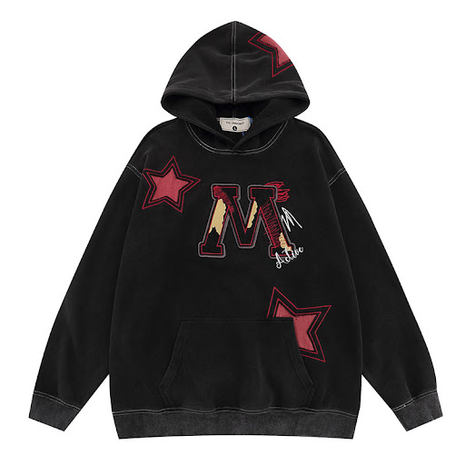Title 8, Mens American-style Retro Hip Hop Letters Embr...