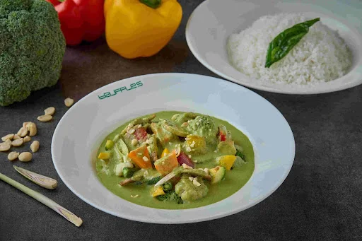 Thai Green Curry With Rice (Veg)