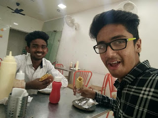 Vaibhav Patil at Shawarma King, Akurdi,  photos