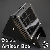 Artisan Box 9 Slots - Hộp Đựng Keycap Artisan 9 Ô