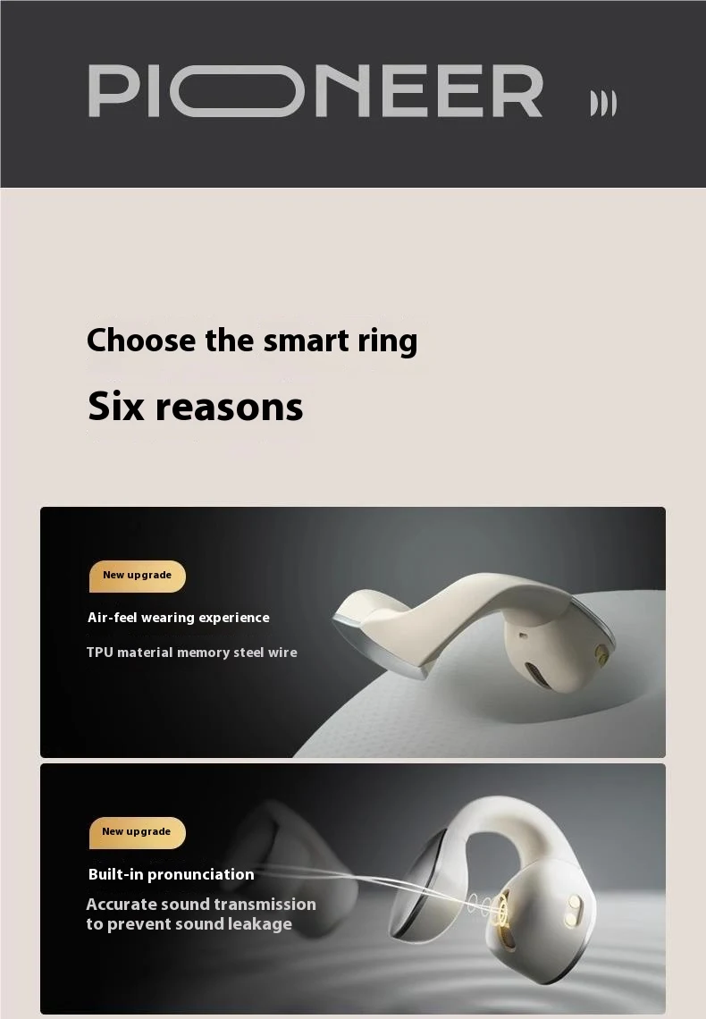 Title 3, Bone Conduction Bluetooth Headset for Wireless ...