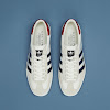 adidas × gucci gazelle white / college royal / red
