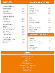 V Lounge And Deck By Touch Of Class menu 3