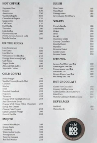 Cafe Koko menu 1