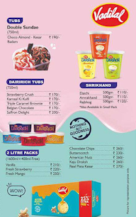 NIC ICE Creams menu 2