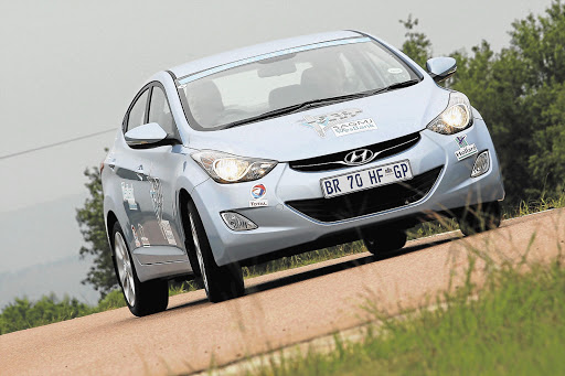 WINNER: The Hyundai Elantra 1.8 GLS has won the 2012 Car of the Year title