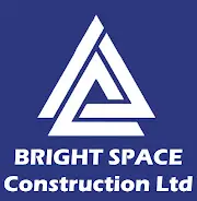 Bright Space Construction Logo