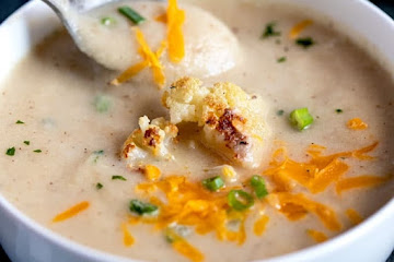 Roasted Cauliflower Soup