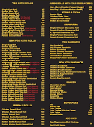 Kathi Junction menu 1