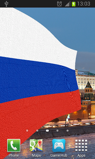 Russia Flag Live Wallpaper