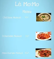 Le. Momo menu 1