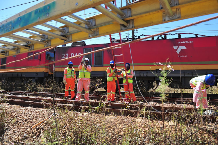 Transnet's rail boss has resigned. File image