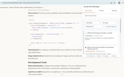 Claude Chat Manager screenshot 4