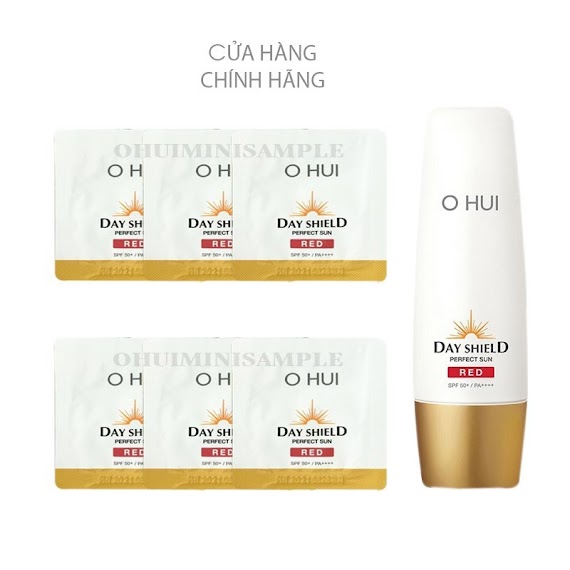 Kem Chống Nắng Ohui Dưỡng Trắng Cho Da Nhạy Cảm - Ohui Dayshield Perfect Sun Pro Red