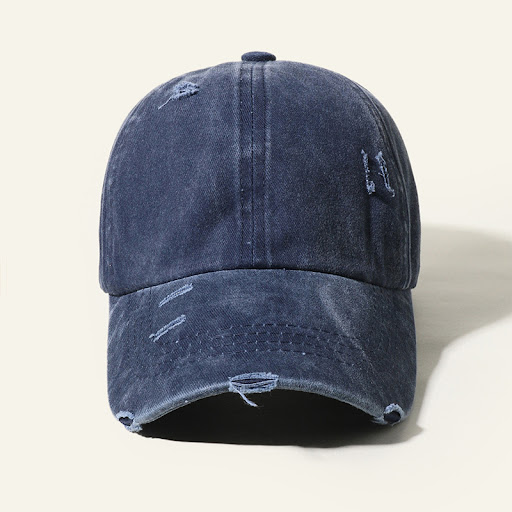 Title 1, Candy Color Baseball Cap, Retro Washable Hole C...