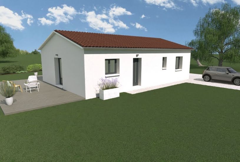  Vente Terrain + Maison - Terrain : 417m² - Maison : 80m² à Bas-en-Basset (43210) 