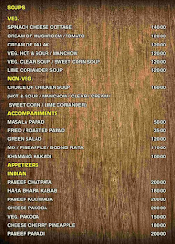 Garam Masala menu 1