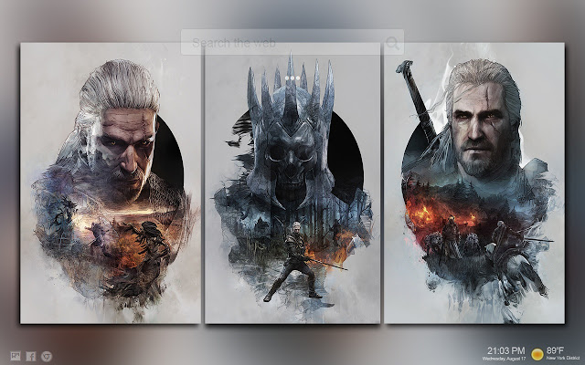 Witcher Backgrounds HD Tab