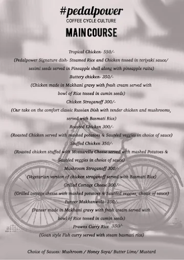 #Pedalpower menu 