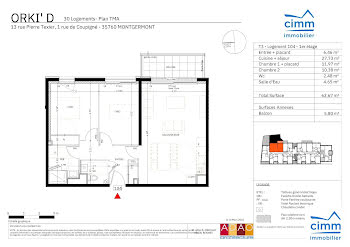 appartement à Montgermont (35)