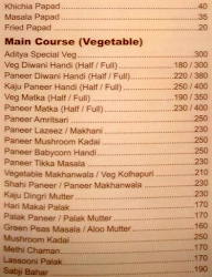 Aditya Residency menu 8