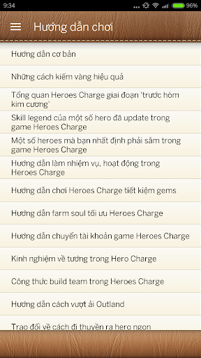 Hướng dẫn chơi Heroes Charge