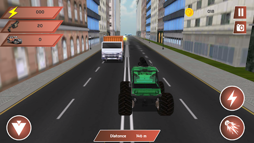 Army truck driving shooting simulation racing App