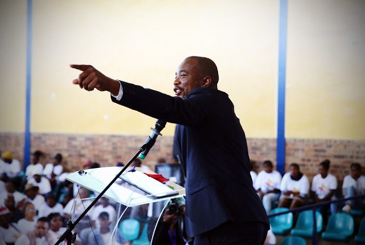 Former DA leader Mmusi Maimane at the launch of his new party, Build One South Africa, which will contest the 2024 general elections.