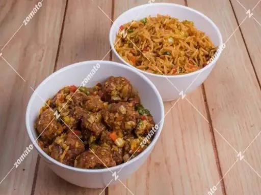 Manchurian Dry + Fried Rice