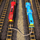 Chained Trains 3D - Multiplayer Racing 