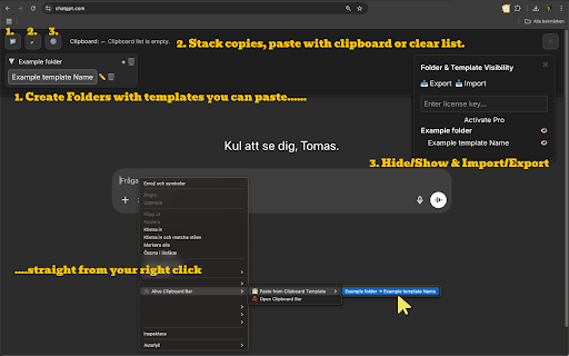 MultiCopyPasteSnippetClipboard