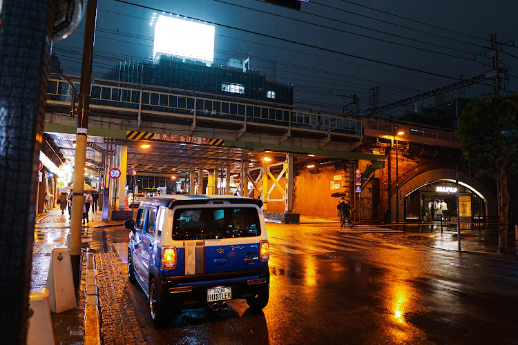 ハスラーの夜景・雨天・銀座に関するカスタム事例の投稿画像2枚目