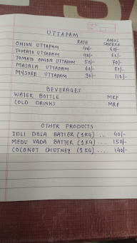 Graduate Idli Wala menu 3