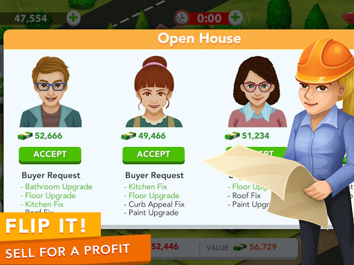 FlippIt - Real Estate House Flipping Game
