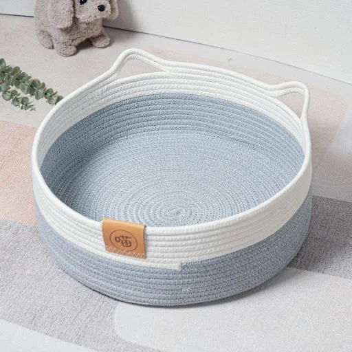 Cute Cat Bed Pet House Kitten Cushion Small Dog Tent Mat Washable Puppy Basket Cave Mat Soft for Cats House Bed Supplies
