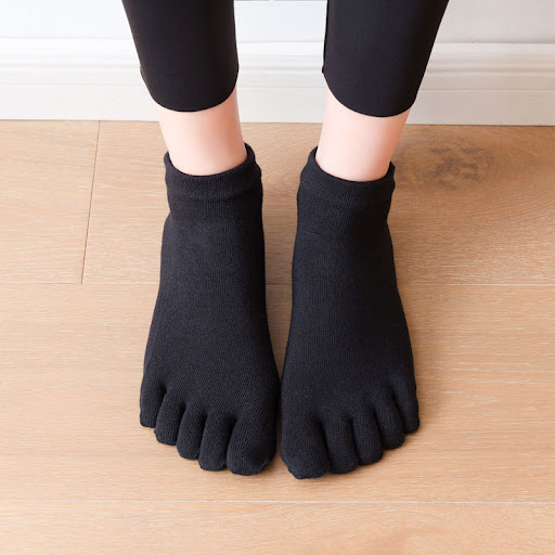 Title 8, Combed Cotton All-inclusive Five-finger Socks w...