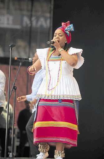 FLOOR CROSSING: Winnie Mashaba's albums have sold a collective 500000 copies. Picture: Veli Nhlapo