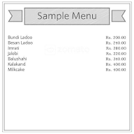 Jagdamba Sweet House menu 1