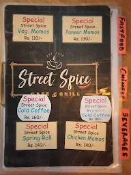 Street Spice menu 3